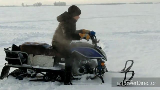 Покатушки на снегоходе Irbis Dingo T110!!! HD смотреть онлайн