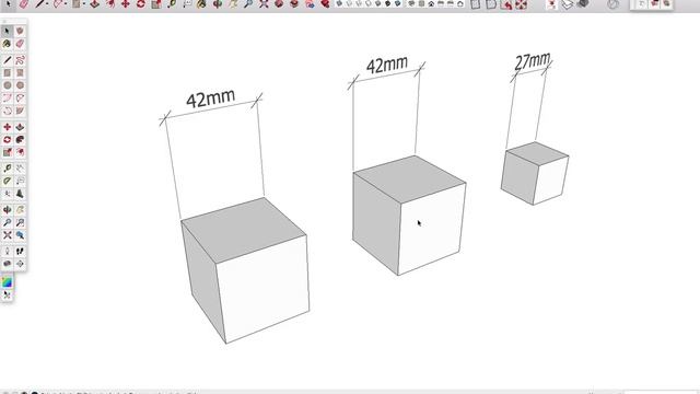 SketchUp: Resize/scale with the tape measure смотреть онлайн