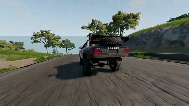 Mad Max Machine vs Downhill Destruction | BeamNG Drive Crashes смотреть онлайн