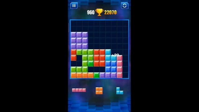 BLOCK PUZZLE простая залипаловка - ОБЗОР ИГРЫ смотреть онлайн