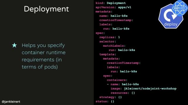Kubernetes by Keytar - Jan Kleinert aka @jankleinert at @ReacteuropeOrgConf 2020 смотреть онлайн