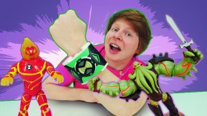 Шоу про игрушки Hey, Toys! Новый игровой набор Ben10 Омнитрикс Голос пришельца - Где Гуманоид?