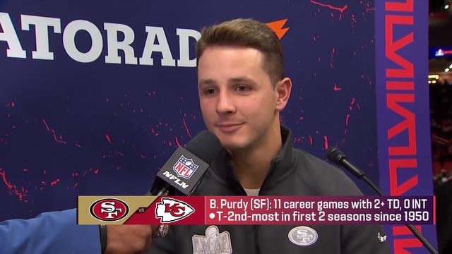 Brock Purdy talks realizing he was an elite quarterback | Super Bowl LVIII Opening Night смотреть онлайн