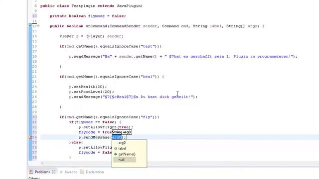 #4 Bukkit Plugin Programmieren - /Fly смотреть онлайн