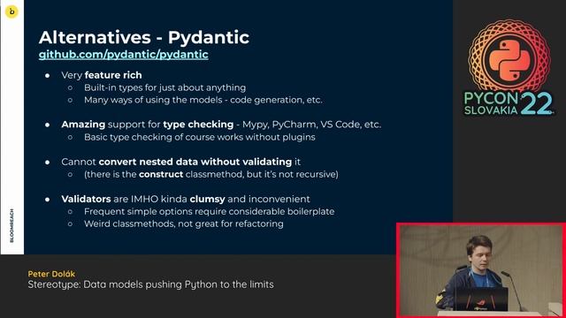 Stereotype Data models pushing Python to the limits - Peter Dolák смотреть онлайн