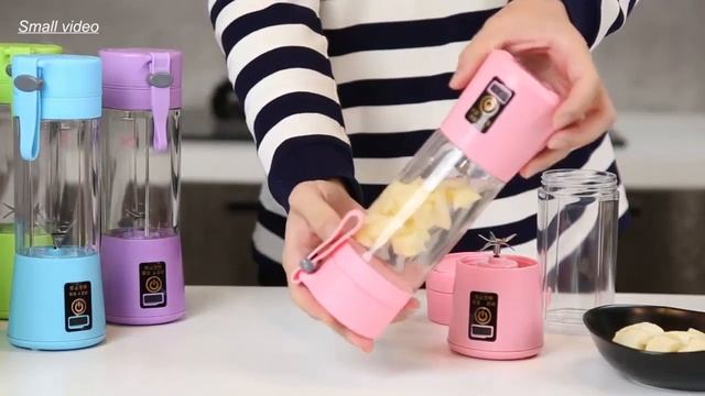Portable Blender USB Portable Blender USB Personal Juicer Cup 6 Blades for Baby Travel 380ml смотреть онлайн