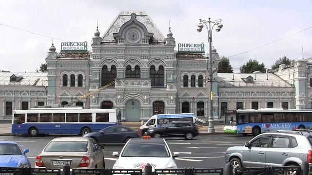 Москва,  здания вокзалов  2013.08.05