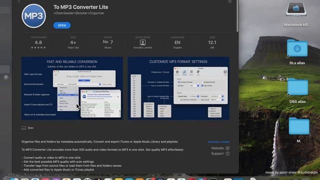 To MP3 Converter Lite Mac App Store Basic Overview [MAC OS] смотреть онлайн