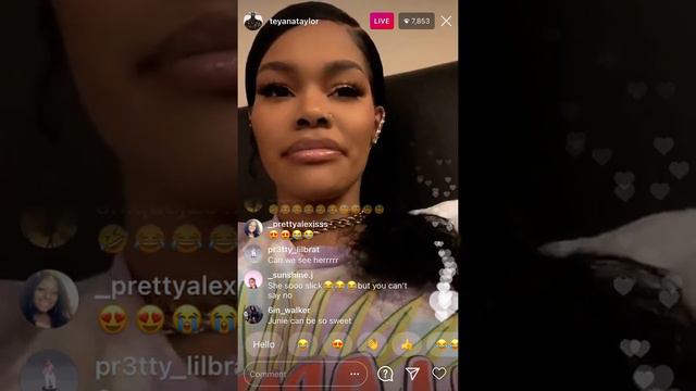 Teyana Taylor (Funny) Instagram Live November 24, 2020