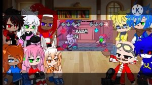 || SONIC CHARACTERS React to FNF || Friday night Funkin vs Sonic exe || Part 1/3 || Read desc! ||