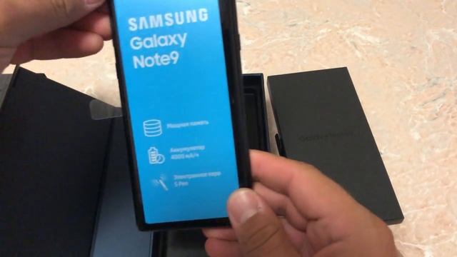 Распаковка (unpacking) Samsung Galaxy Note 9 смотреть онлайн