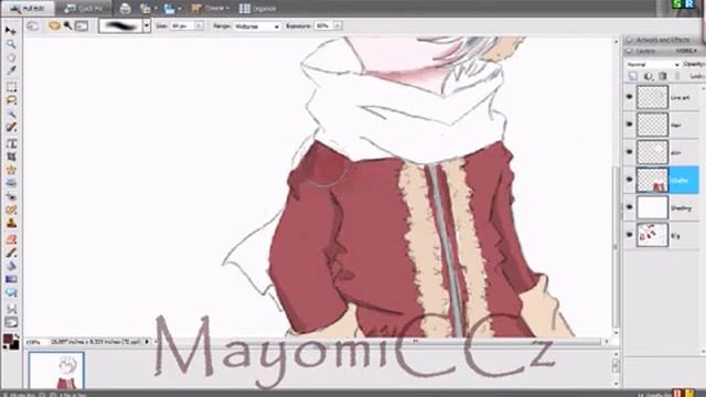 ~!Speed painting anime on Photoshop-Winter!~ смотреть онлайн