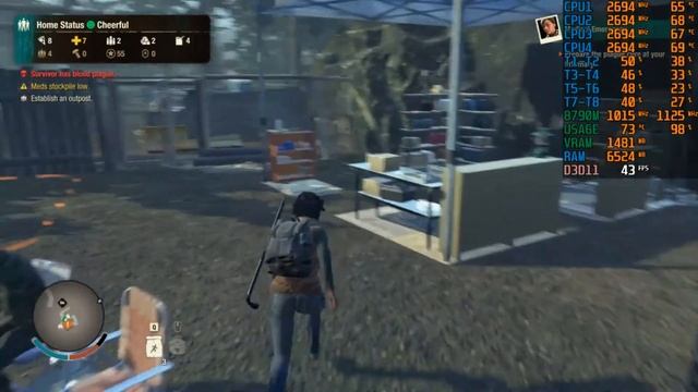 STATE OF DECAY 2 Gameplay Dell E6540 (HD 8750M/8790M | R7 M260/M265) смотреть онлайн