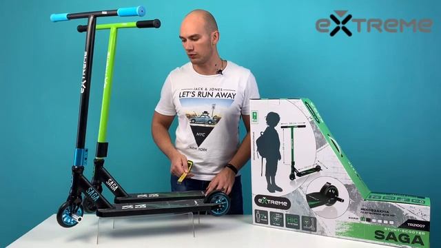 Трюковий самокат Extreme Saga TR21007 смотреть онлайн