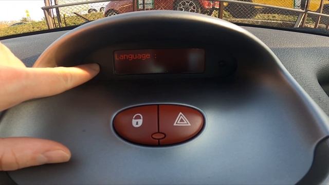 How To Navigate Through The Speedometer Display Peugeot 206cc ( 2000 - 2008 )  Manage Speedometer