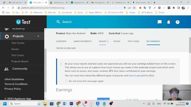 Giới Thiệu Freelance Tester: Hướng dẫn kiếm tiền Online bằng nghề Freelance tester смотреть онлайн