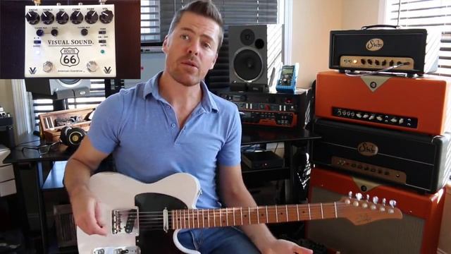 Truetone (Visual Sound) Route 66 American Overdrive Demo by Shawn Tubbs смотреть онлайн