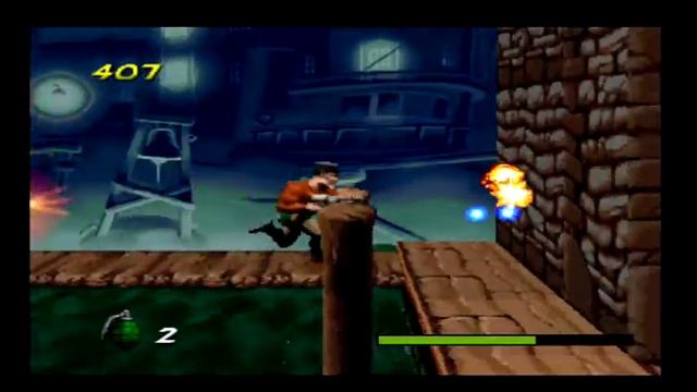 Agent Armstrong (PS1) Gameplay - Crate Massacre смотреть онлайн