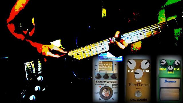 David Gilmour style solo on PF style backing track смотреть онлайн