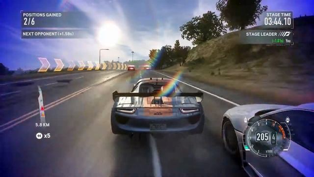 Need For Speed: Stage 9 Race 2 The Run Porsche 918 RSR Lap Race Car смотреть онлайн
