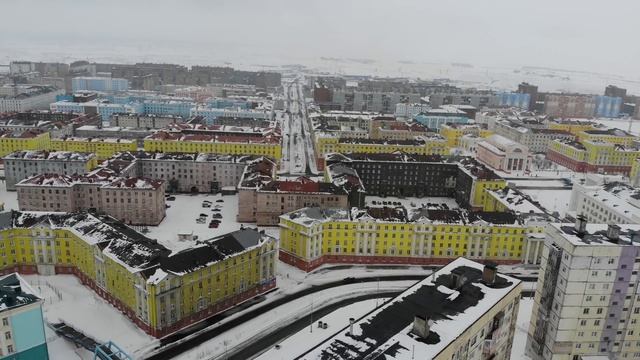Норильск с высоты птичьего полета смотреть онлайн