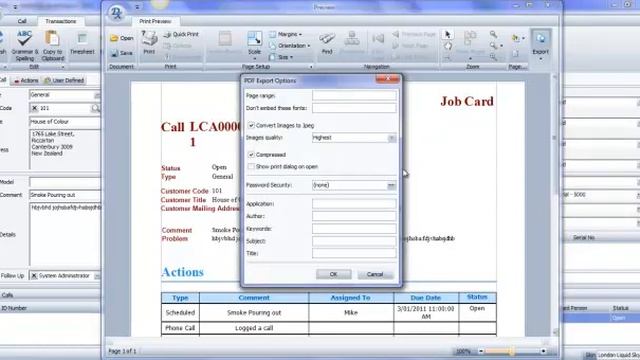 ABM Job Card. How to print a Job card With ABM Service Manager смотреть онлайн