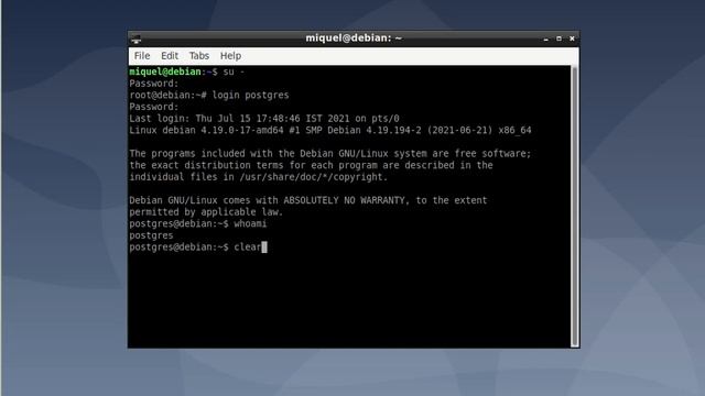 PostgreSQL - How to set or change PostgreSQL user password смотреть онлайн