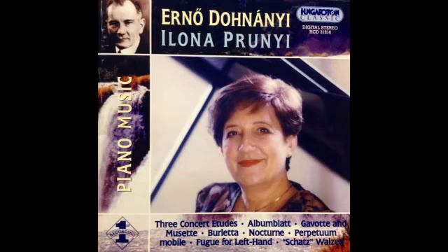 Dohnanyi: Three Singular Pieces Op. 44. Perpetuum mobile (Ilona Prunyi - piano) 2000 смотреть онлайн
