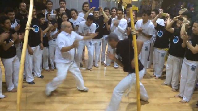 Mestre Suassuna no Curso de Capoeira Sou Mandingueiro- Bogotá