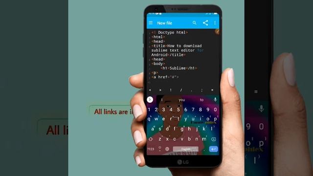 HOW TO DOWNLOAD SUBLIME TEXT EDITOR for Android/CREATE WEBSITE ON ANDROID USING HTML and CSS WITH смотреть онлайн