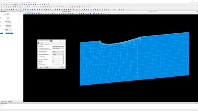 Fluid Simulation CFD Airfoil NACA 0020 Mesh creating Part 2/3 Salome Meca смотреть онлайн