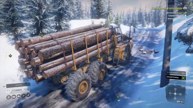 SnowRunner [ Суровая Аляска ] - Регион: Аляска, США. Часть 18. Таков длинный путь наверх смотреть онлайн