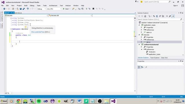 create json web service using c# asp.net part2 смотреть онлайн
