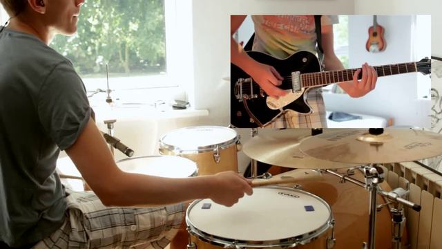 WE SHALL NOT BE SHAKEN - DRUM & GUITAR COVER [Matt Redman] смотреть онлайн