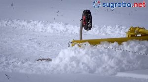 Снегоотвал на фаркоп