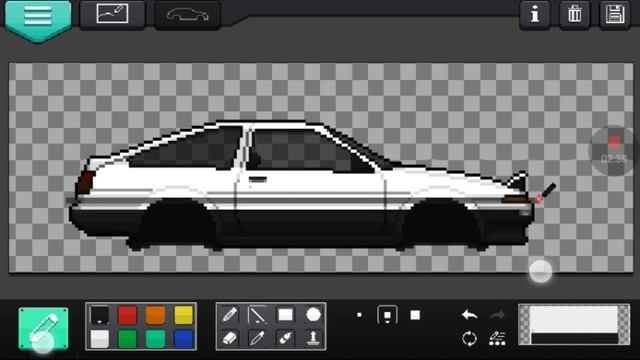 custom build TOYOTA sprinter TRUENO AE86 Initial D (by: pixel car racer) смотреть онлайн