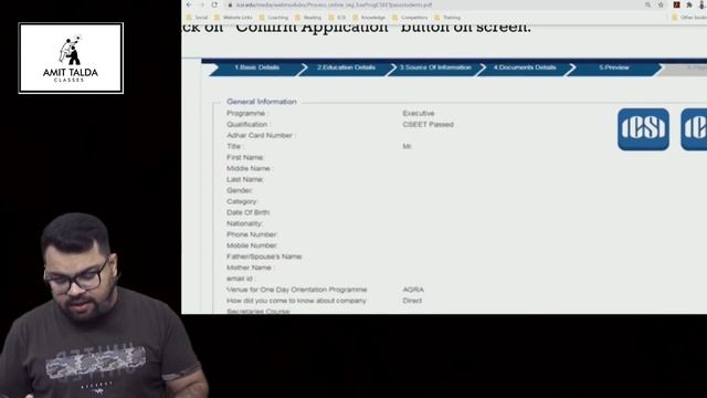 REGISTRATION PROCEDURE FOR CS EXECUTIVE JUNE 2021 & ONWARDS | CSEET PASSED STUDENTS смотреть онлайн