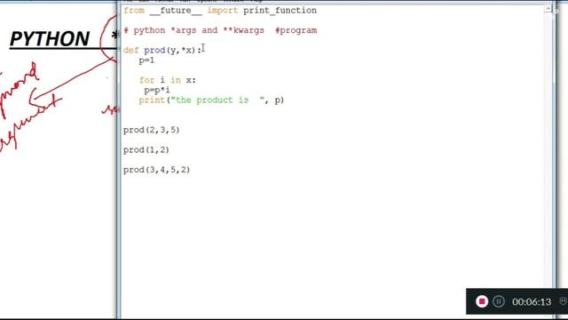 Python: *args and **kwargs arguments. Explanation with python programs . very important Topic смотреть онлайн