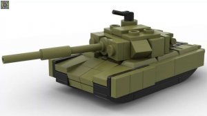 Мини танк Т-90 из Лего