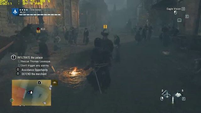 Assassin's Creed Unity v1.3 - GTX 760 - High settings - part 50 смотреть онлайн
