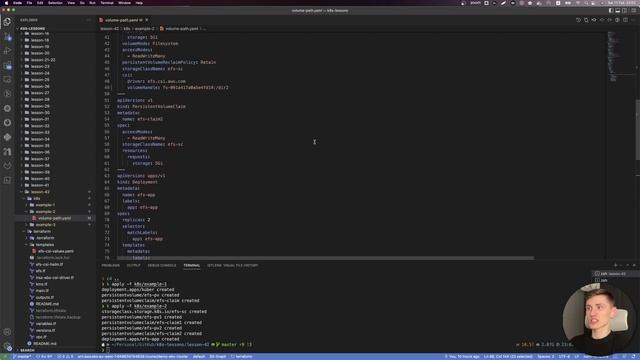 42 - Установка Amazon EFS CSI Driver. Dynamic volume provisioning, используя EFS Access points смотреть онлайн