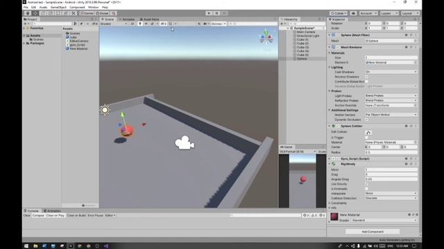 Basic Gyroscope C# code || Control through Unity Remote - Mobile to Editor || Unity 3D [Tutorial] смотреть онлайн