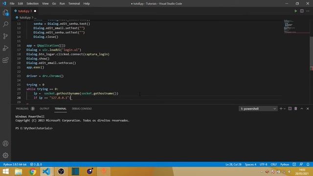 Python + Selenium / Automação Web / Tutorial 3 - Login смотреть онлайн