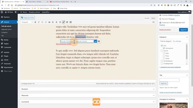 Guida Base a WordPress - Lez.54 Classic Editor / Aggiungi Media смотреть онлайн