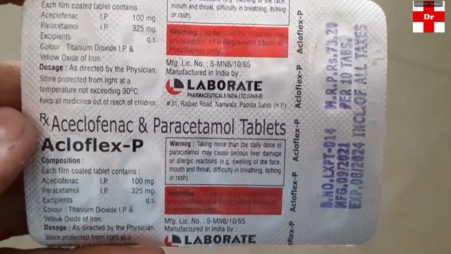Aceclofenac & Paracetamol Tablet Uses In Hindi || Acloflex-p Tablet Uses In Hindi ||