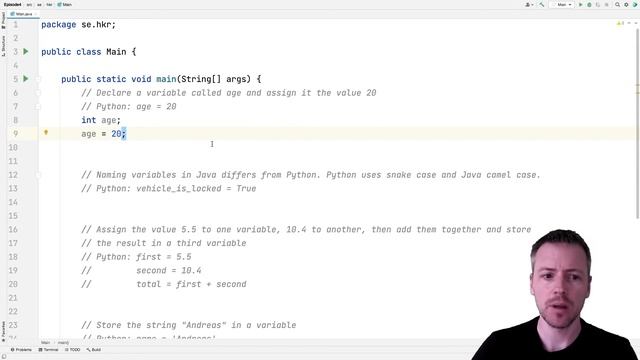 Python to Java - Episode 4 (Variables) смотреть онлайн