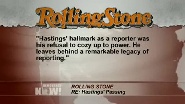 RIP Michael Hastings смотреть онлайн
