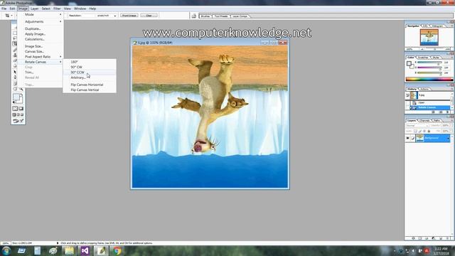 (7) How to Rotate an Image in Photoshop. смотреть онлайн