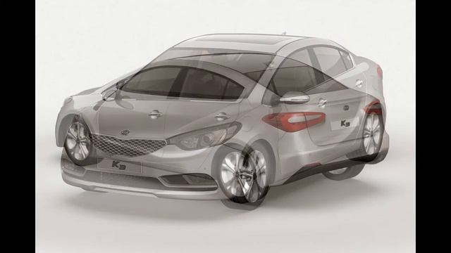 3D Model Kia K3 Cerato Forte 2014 at 3DExport.com смотреть онлайн