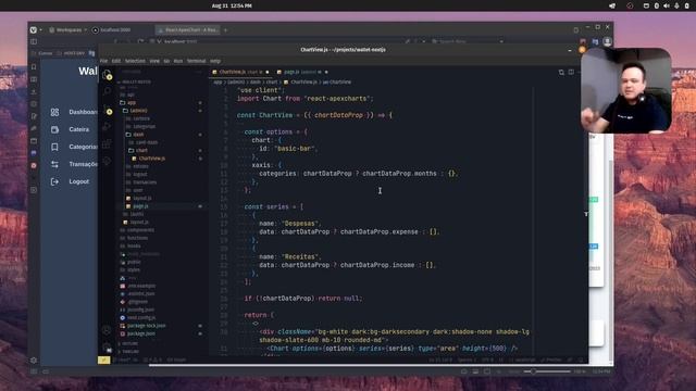 Como inserir gráficos no reactjs com apexchart смотреть онлайн